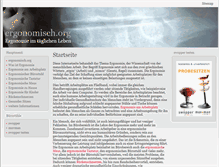 Tablet Screenshot of ergonomisch.org
